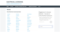 Desktop Screenshot of electricallicensing.com